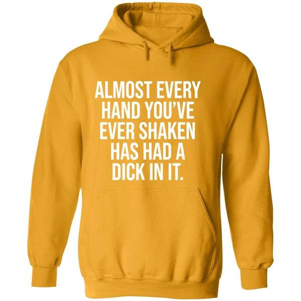 Almost Every Hand Youve Ever Shaken Has Had A Dick In It 2026 Hoodie