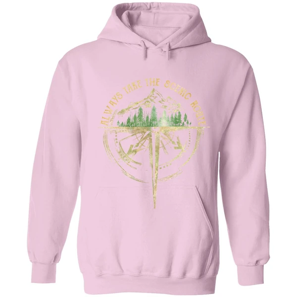 Always Take The Scenic Route Hoodie - Image 4
