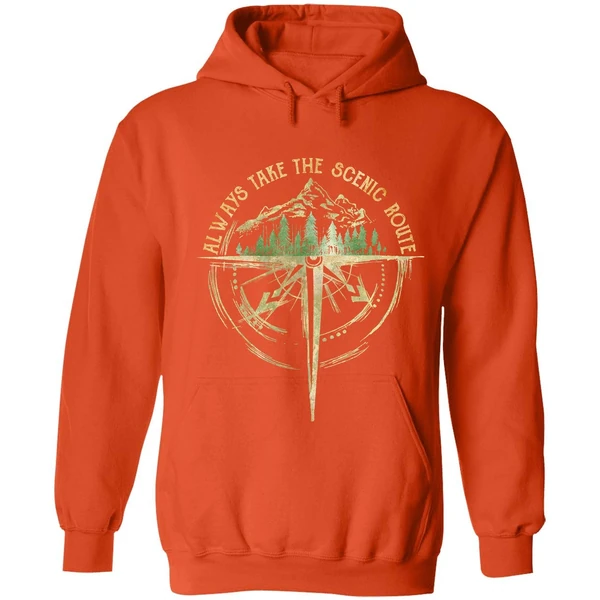 Always Take The Scenic Route Hoodie - Image 5