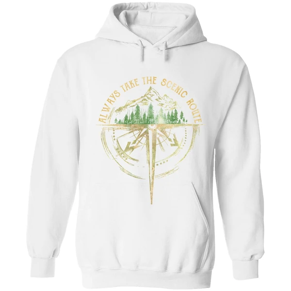 Always Take The Scenic Route Hoodie - Image 6