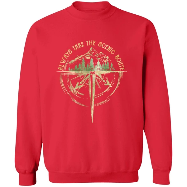 Always Take The Scenic Route Sweatshirt - Image 7