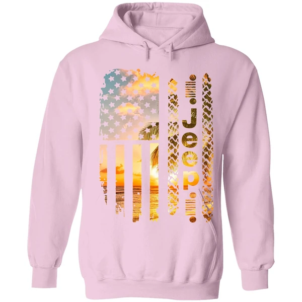 American Flag Camo Jeep Hoodie - Image 4