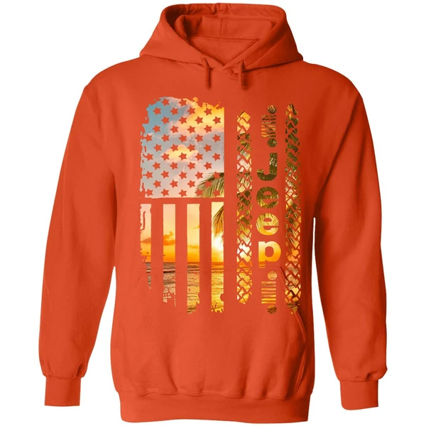 American Flag Camo Jeep Hoodie - Image 5
