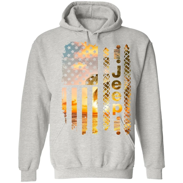 American Flag Camo Jeep Hoodie - Image 7