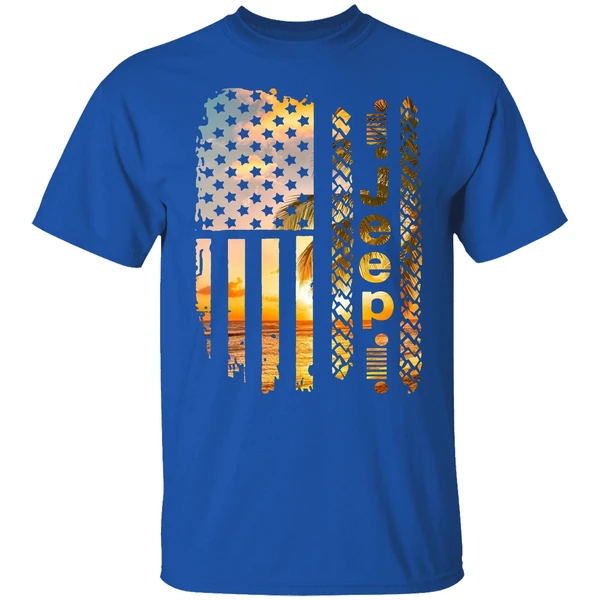 American Flag Camo Jeep Shirt - Image 7