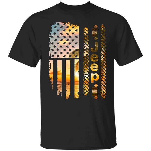 American Flag Camo Jeep Shirt - Image 9