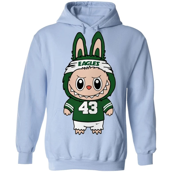 American Football Labubu Mascot Philadelphia Eagles Hoodie - Image 3