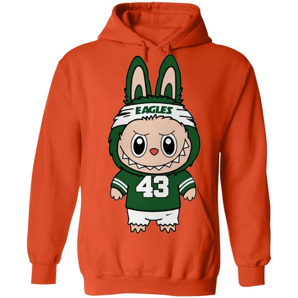 American Football Labubu Mascot Philadelphia Eagles Hoodie - Image 5