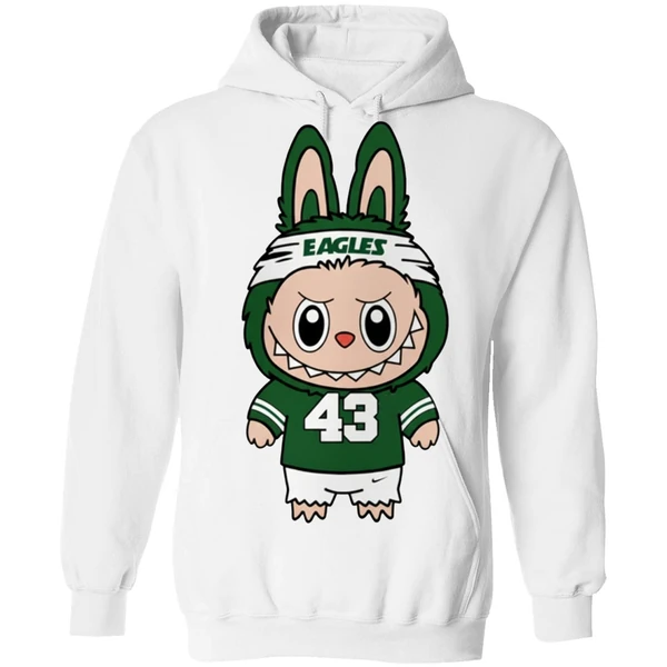 American Football Labubu Mascot Philadelphia Eagles Hoodie - Image 6
