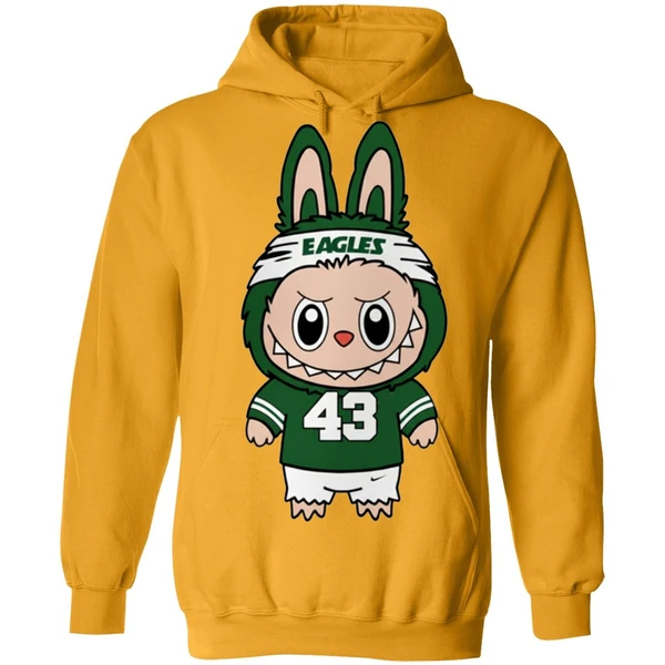 American Football Labubu Mascot Philadelphia Eagles Hoodie - Image 9