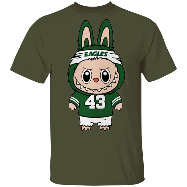 American Football Labubu Mascot Philadelphia Eagles Shirt - Image 3