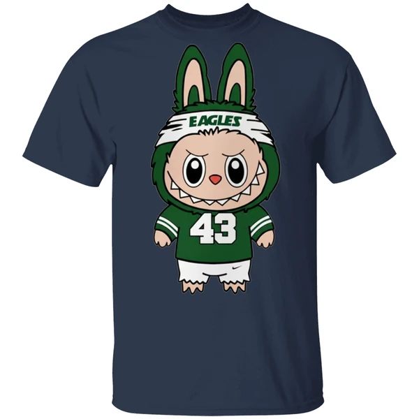 American Football Labubu Mascot Philadelphia Eagles Shirt - Image 4