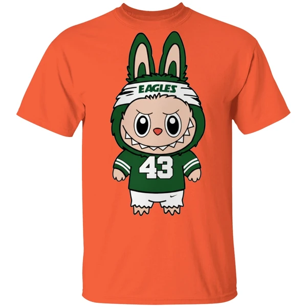 American Football Labubu Mascot Philadelphia Eagles Shirt - Image 5