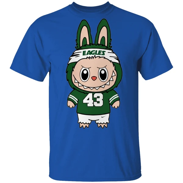 American Football Labubu Mascot Philadelphia Eagles Shirt - Image 7