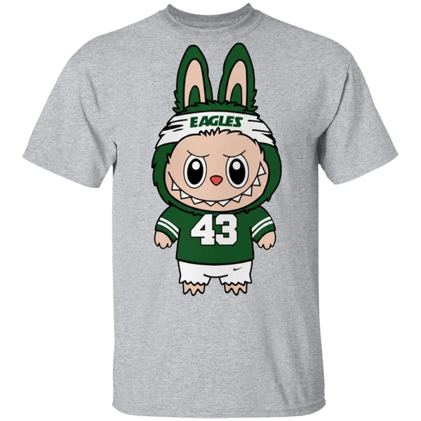 American Football Labubu Mascot Philadelphia Eagles Shirt - Image 8