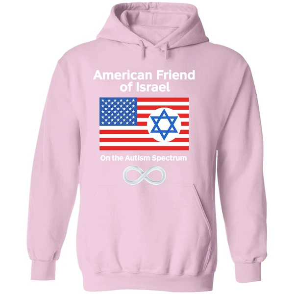 American Friend Of Israel On The Autism Spectrum Hoodie - Image 5