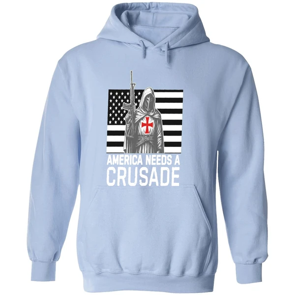 American Needs A Crusade Hoodie - Image 4