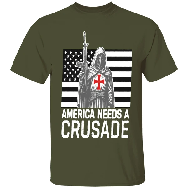 American Needs A Crusade Shirt - Image 4