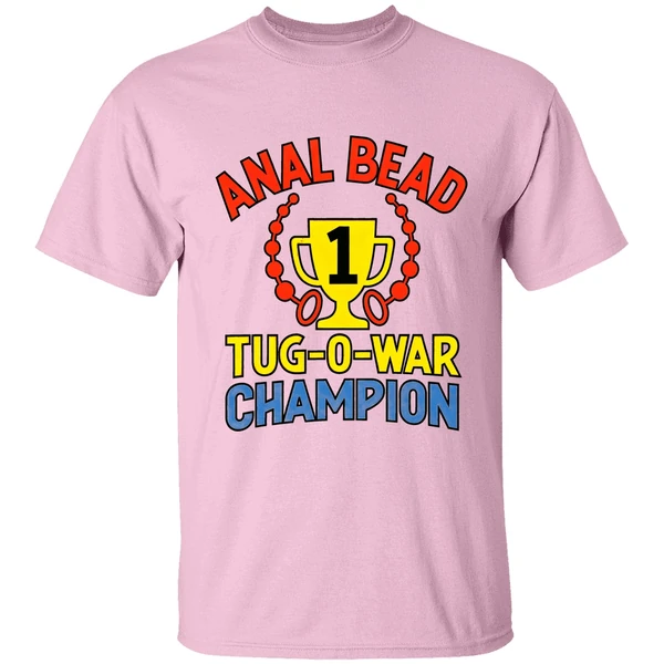 Anal Bead Tug Of War Champion Dark Meme Shirt - Image 3