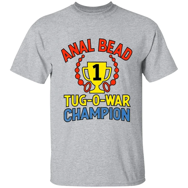 Anal Bead Tug Of War Champion Dark Meme Shirt - Image 9
