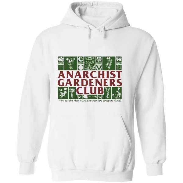 Anarchist Gardeners Club 2025 Hoodie - Image 8