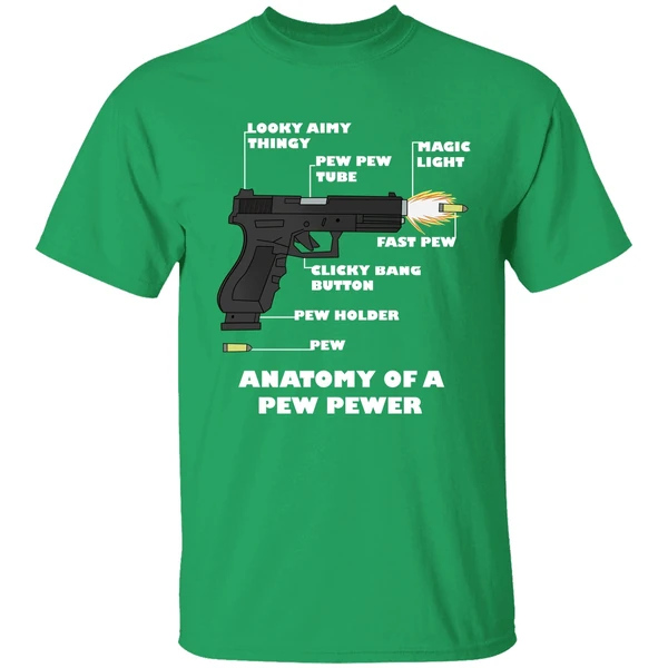 Anatomy Of A Pew Pewer Shirt