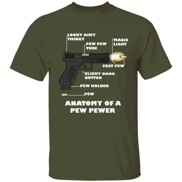 Anatomy Of A Pew Pewer Shirt - Image 3