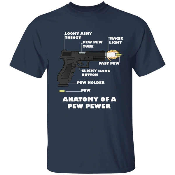Anatomy Of A Pew Pewer Shirt - Image 4