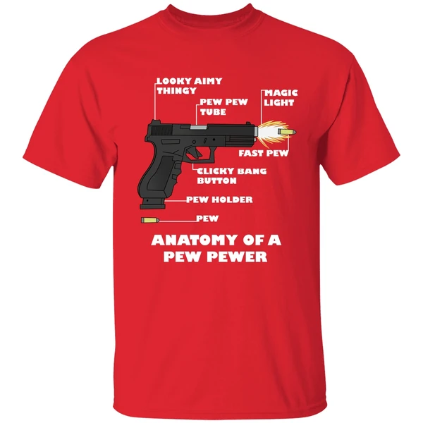 Anatomy Of A Pew Pewer Shirt - Image 6