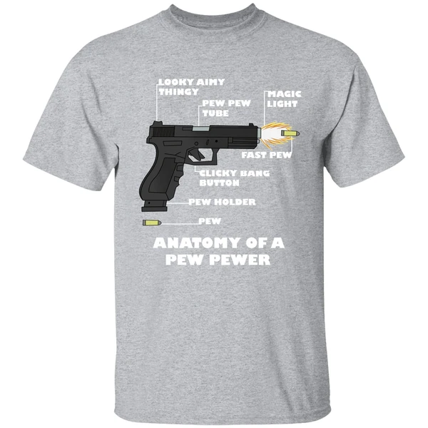 Anatomy Of A Pew Pewer Shirt - Image 8