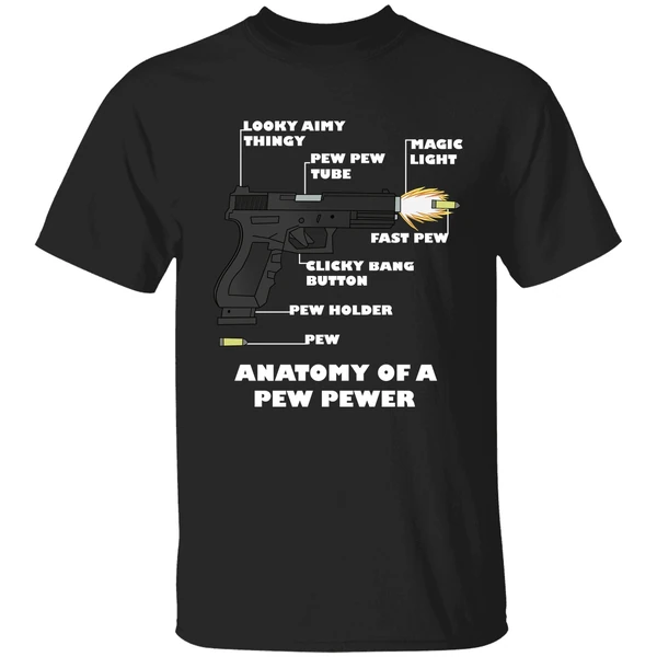 Anatomy Of A Pew Pewer Shirt - Image 9