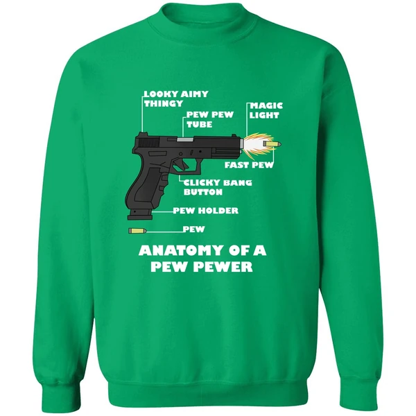 Anatomy Of A Pew Pewer Sweatshirt - Image 2