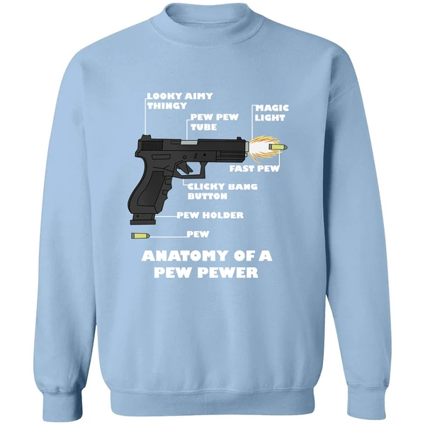 Anatomy Of A Pew Pewer Sweatshirt - Image 3