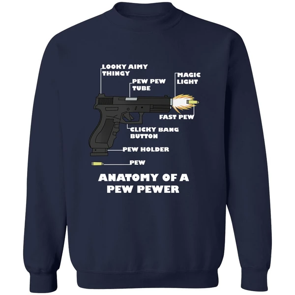 Anatomy Of A Pew Pewer Sweatshirt - Image 5