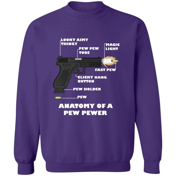 Anatomy Of A Pew Pewer Sweatshirt - Image 6