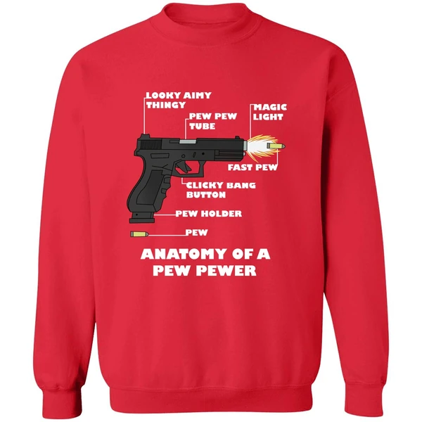 Anatomy Of A Pew Pewer Sweatshirt - Image 7