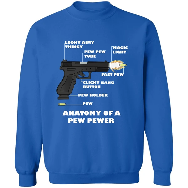 Anatomy Of A Pew Pewer Sweatshirt - Image 8