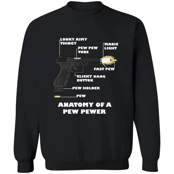 Anatomy Of A Pew Pewer Sweatshirt - Image 9