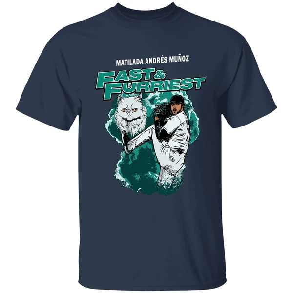 andres munoz matilda fast and furriest shirt navy