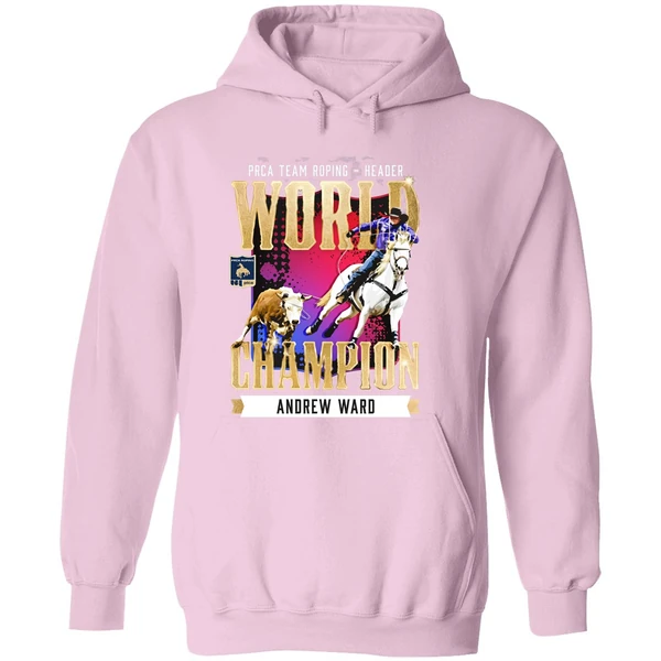 Andrew Ward Nfr 2025 Team Roping Header Champion Hoodie - Image 5