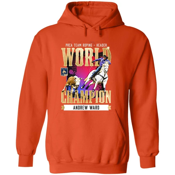 Andrew Ward Nfr 2025 Team Roping Header Champion Hoodie - Image 6