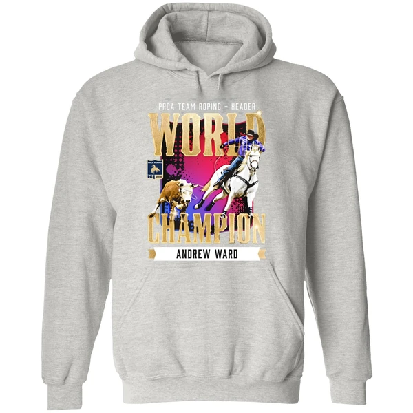 Andrew Ward Nfr 2025 Team Roping Header Champion Hoodie - Image 9