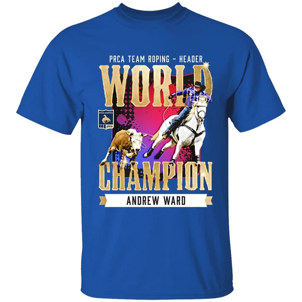 Andrew Ward Nfr 2025 Team Roping Header Champion Shirt - Image 8
