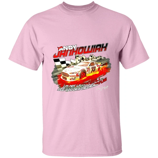Andy Jankowiak Im Not Lifting Until I See God Or A Checkered Flag Shirt - Image 2