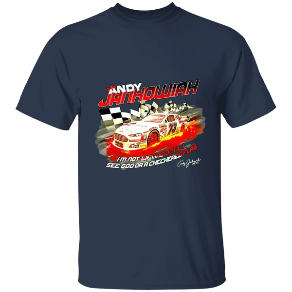 Andy Jankowiak Im Not Lifting Until I See God Or A Checkered Flag Shirt - Image 4