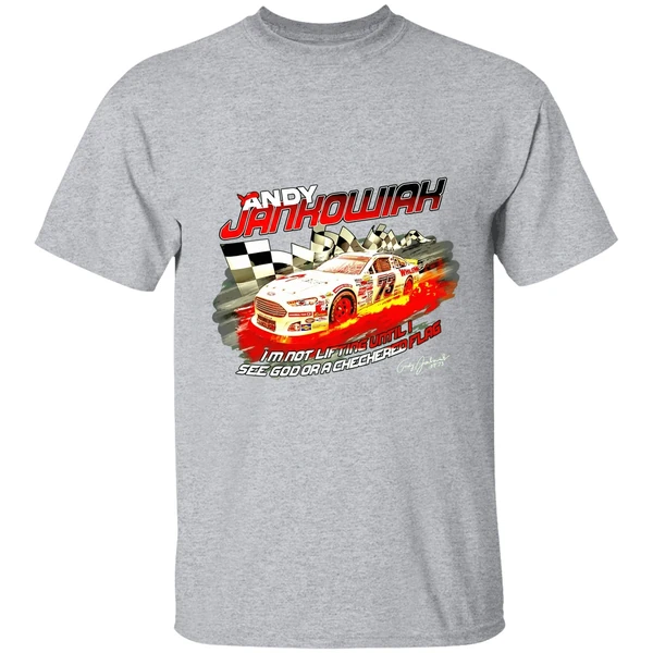 Andy Jankowiak Im Not Lifting Until I See God Or A Checkered Flag Shirt