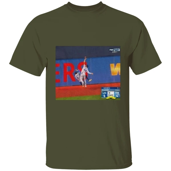 Andy Pages Catch Dodgers World Series Game 7 Saving Catch Shirt - Image 3