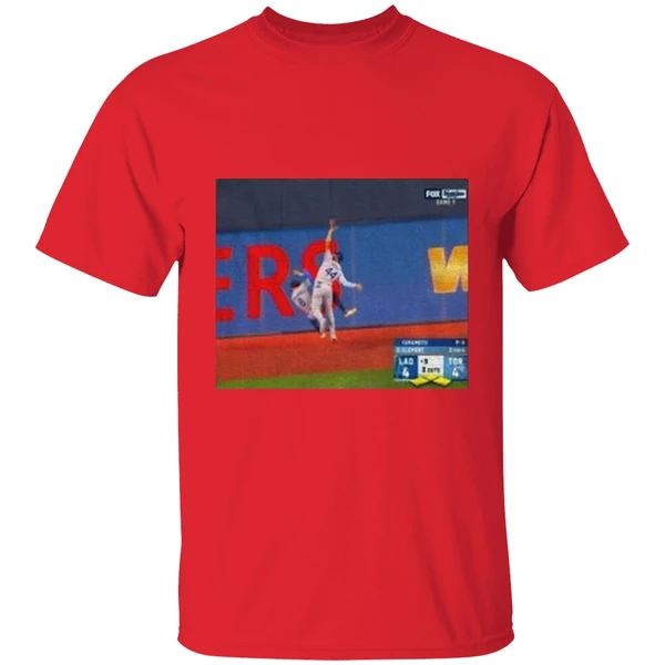 Andy Pages Catch Dodgers World Series Game 7 Saving Catch Shirt - Image 6