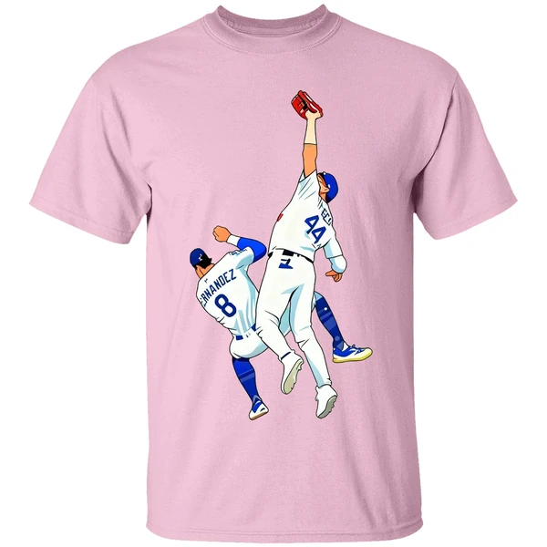 Andy Pages Catch La Dodgers World Series Game 7 Saving The Catch Shirt - Image 2