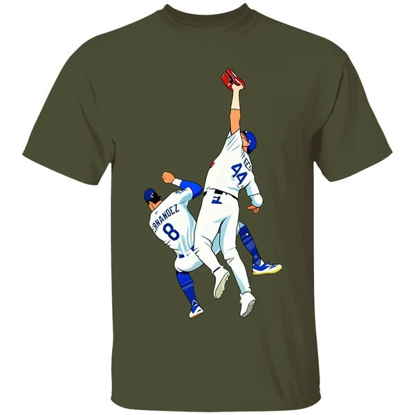 Andy Pages Catch La Dodgers World Series Game 7 Saving The Catch Shirt - Image 3